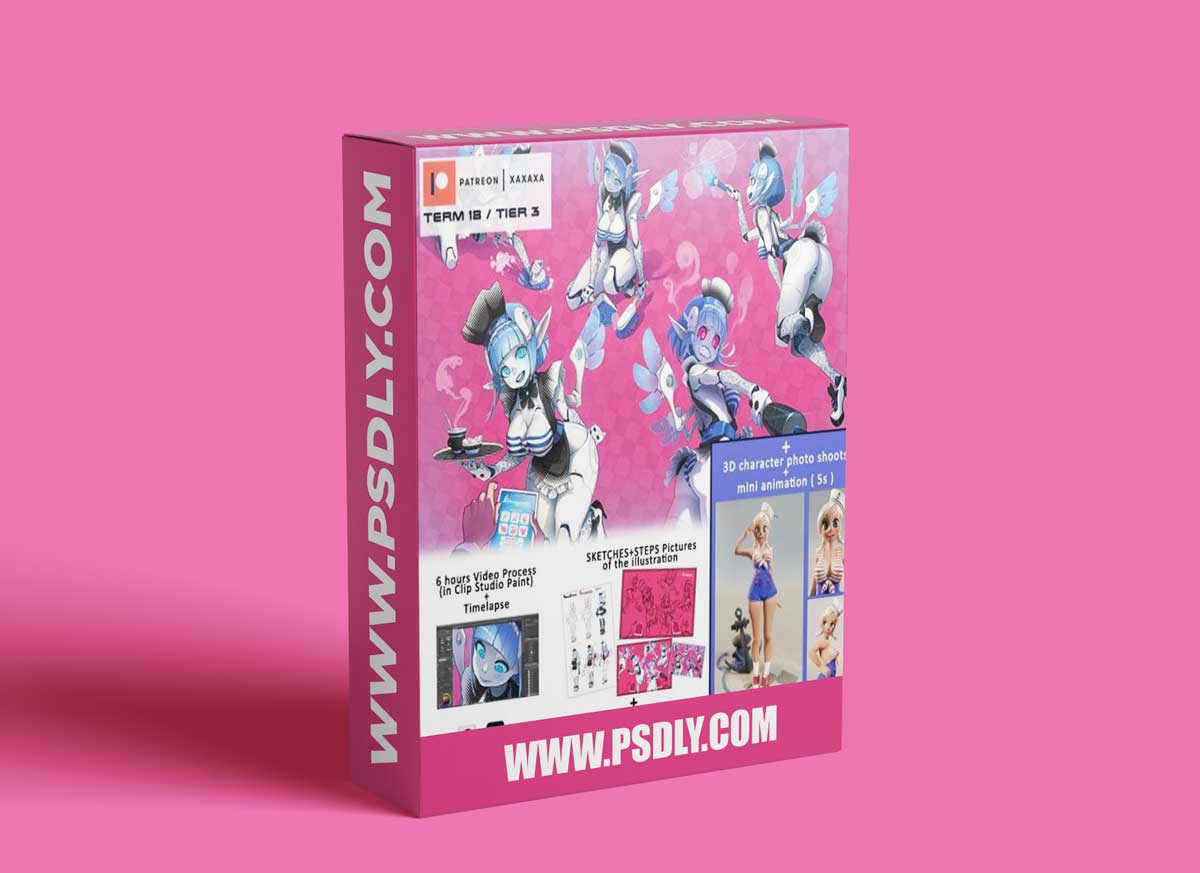 Gumroad - Xavier Houssin - Patreon TERM 18 - Android Maid