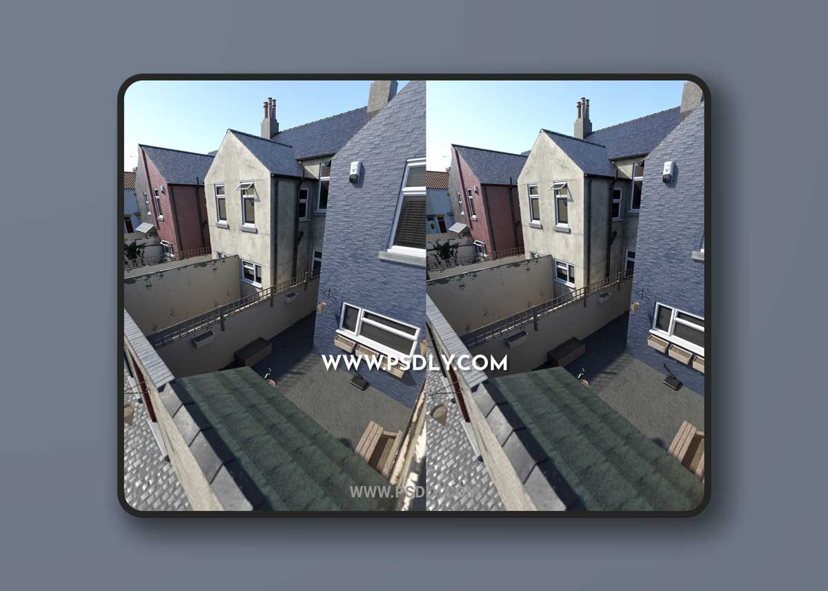 Northern Terrace Street Rear Yards and Alleyway