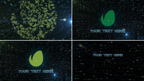 Videohive Tron Logo Opener 9371840