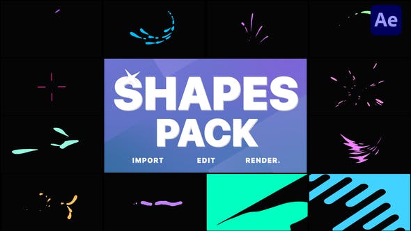 Videohive Shapes Pack | After Effects 35863871