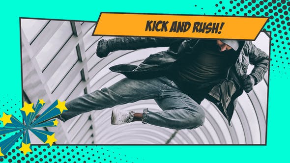 Videohive Comic Transitions 21632630