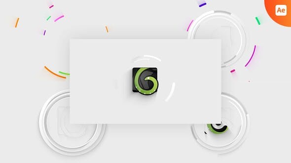 Videohive Colorful Lines Logo Reveal 35767508