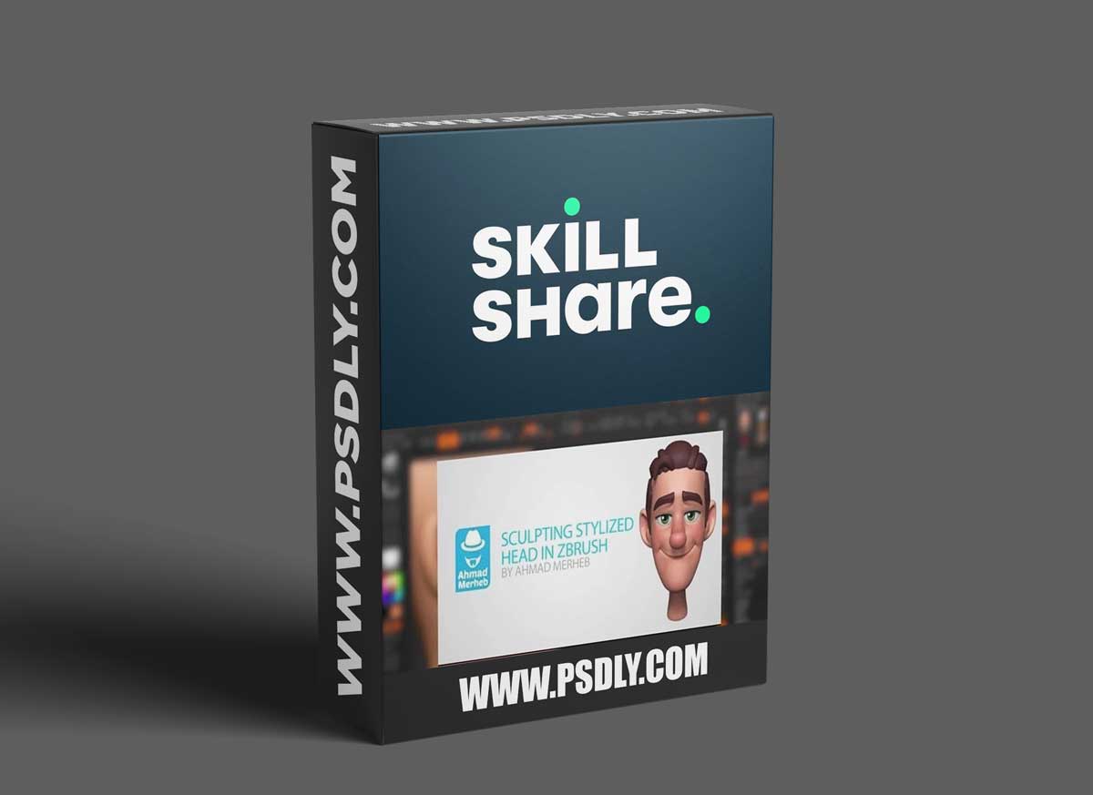 Stylized Head Sculpting in Zbrush + Re-Topology