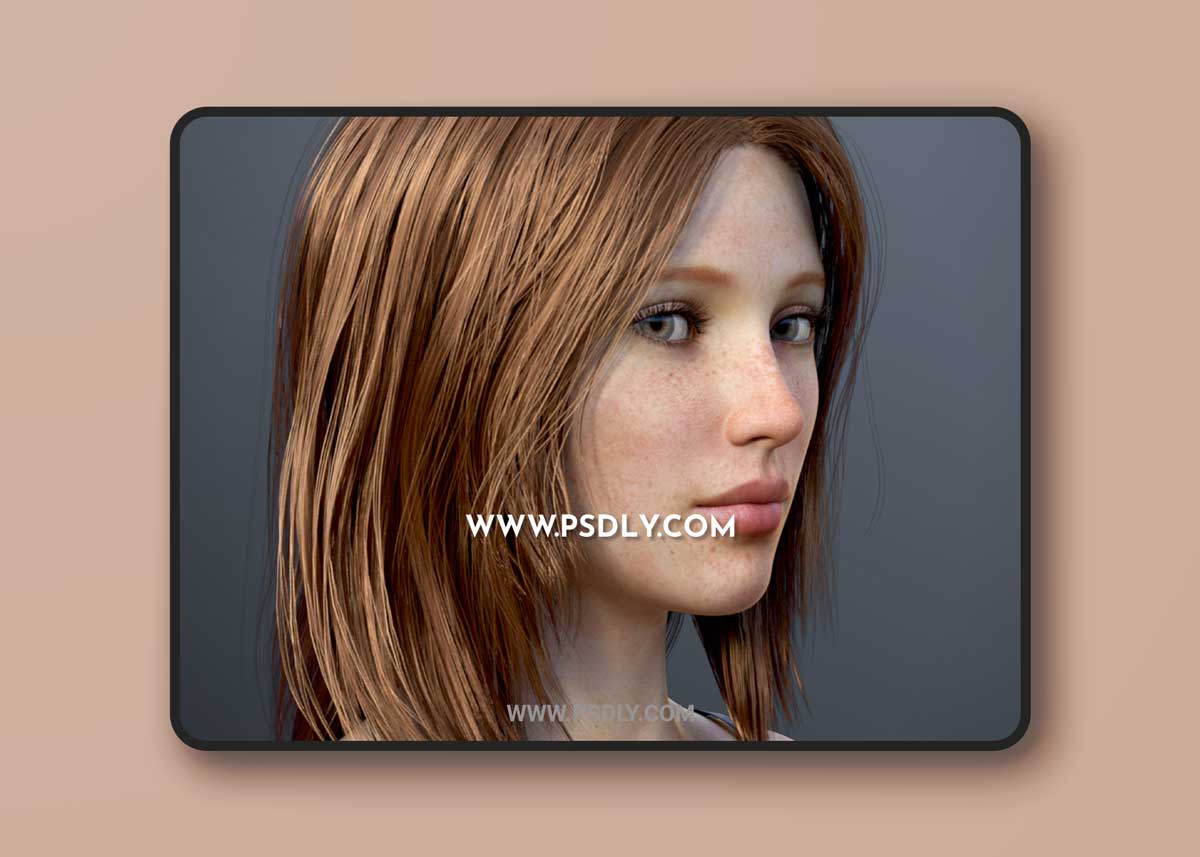 dForce Casual Hair for Genesis 8 and 8 1 Females
