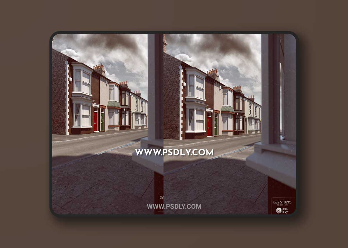 yNorthern Terrace Street Rear Yards and Alleyway