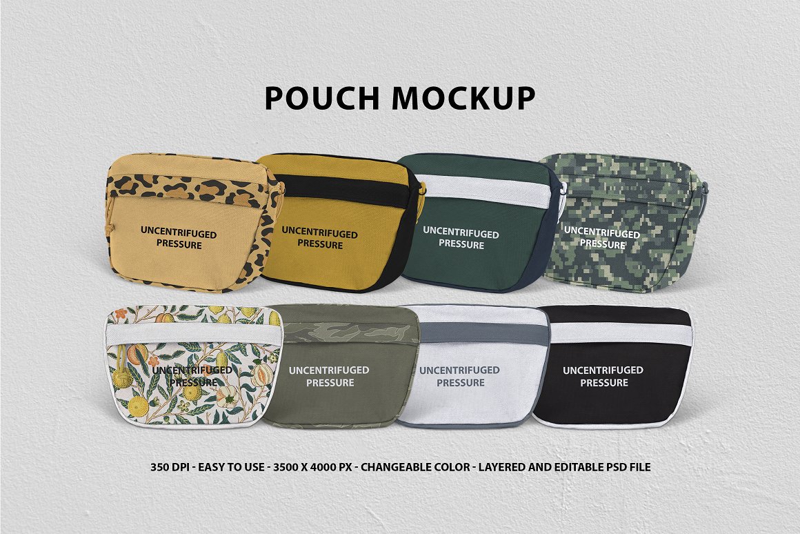 CreativeMarket - Pouch Mockup 4727143