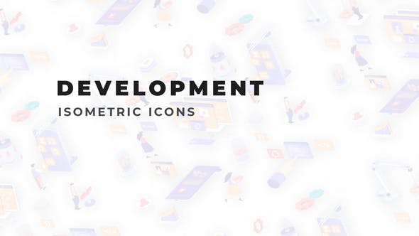 Videohive Development - Isometric Icons 36117812