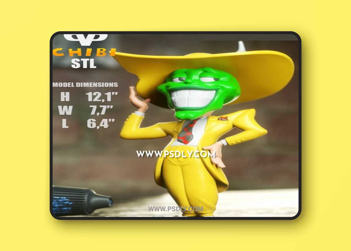 3DXM - The Mask Chibi 3D Model