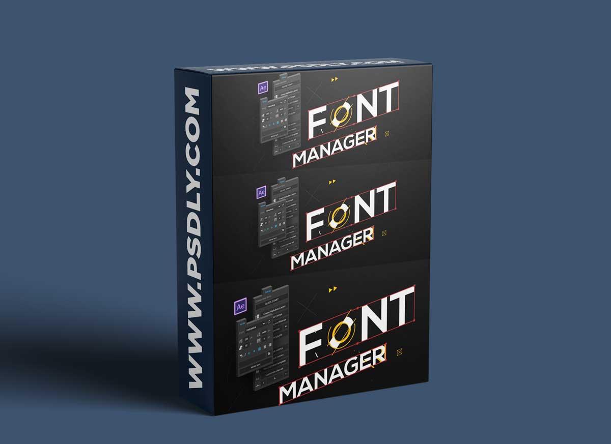 Aescripts Font Manager v2.0.1 (WIN+MAC)