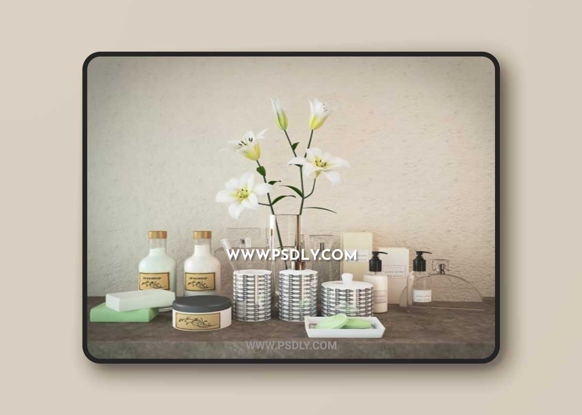 Bathroom decor 75 3D Model