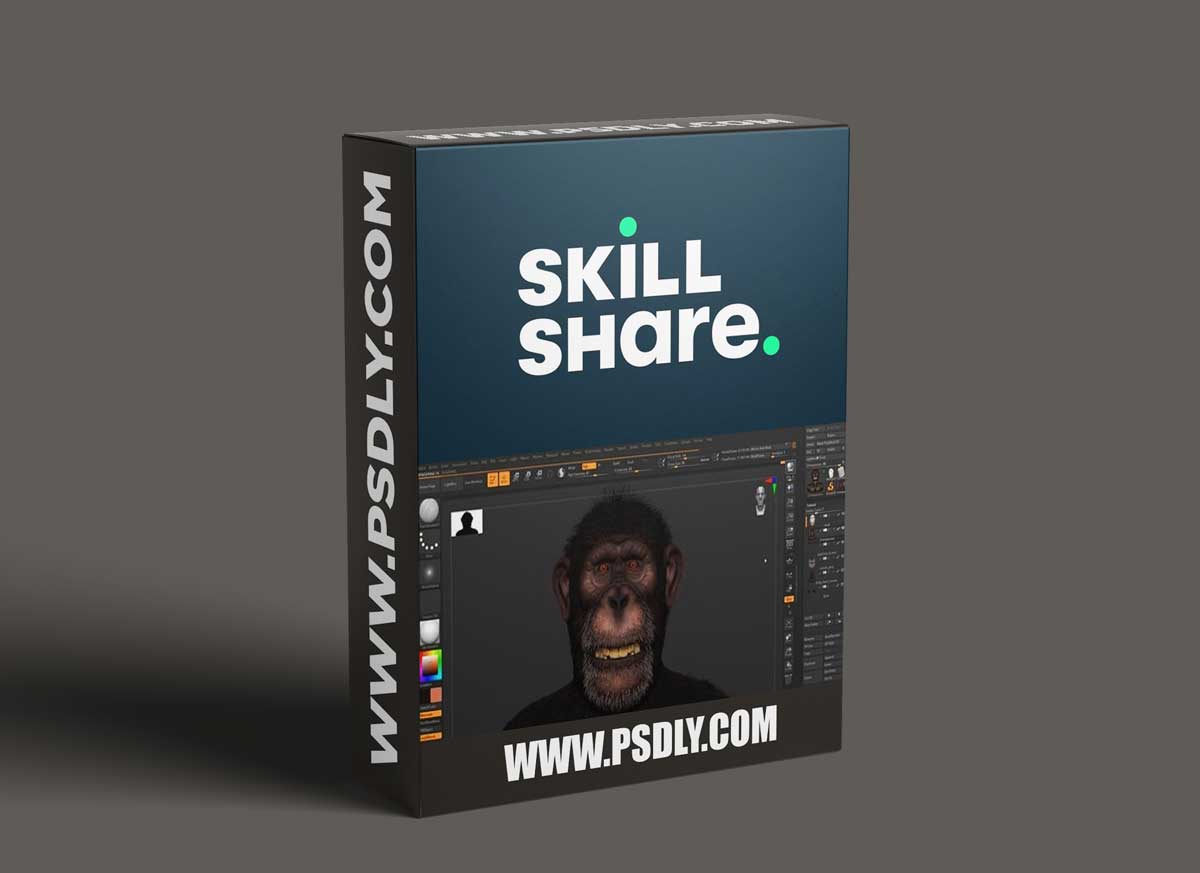 Create a Realistic Chimpanzee in Zbrush