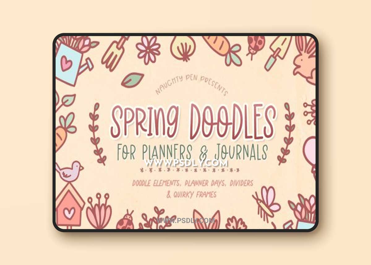 Designbundles - Spring Doodles For Planners And Journaling