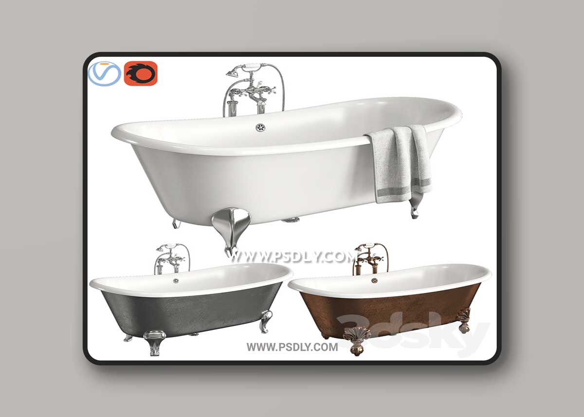Devon & Devon ADMIRAL Bath 3D Model