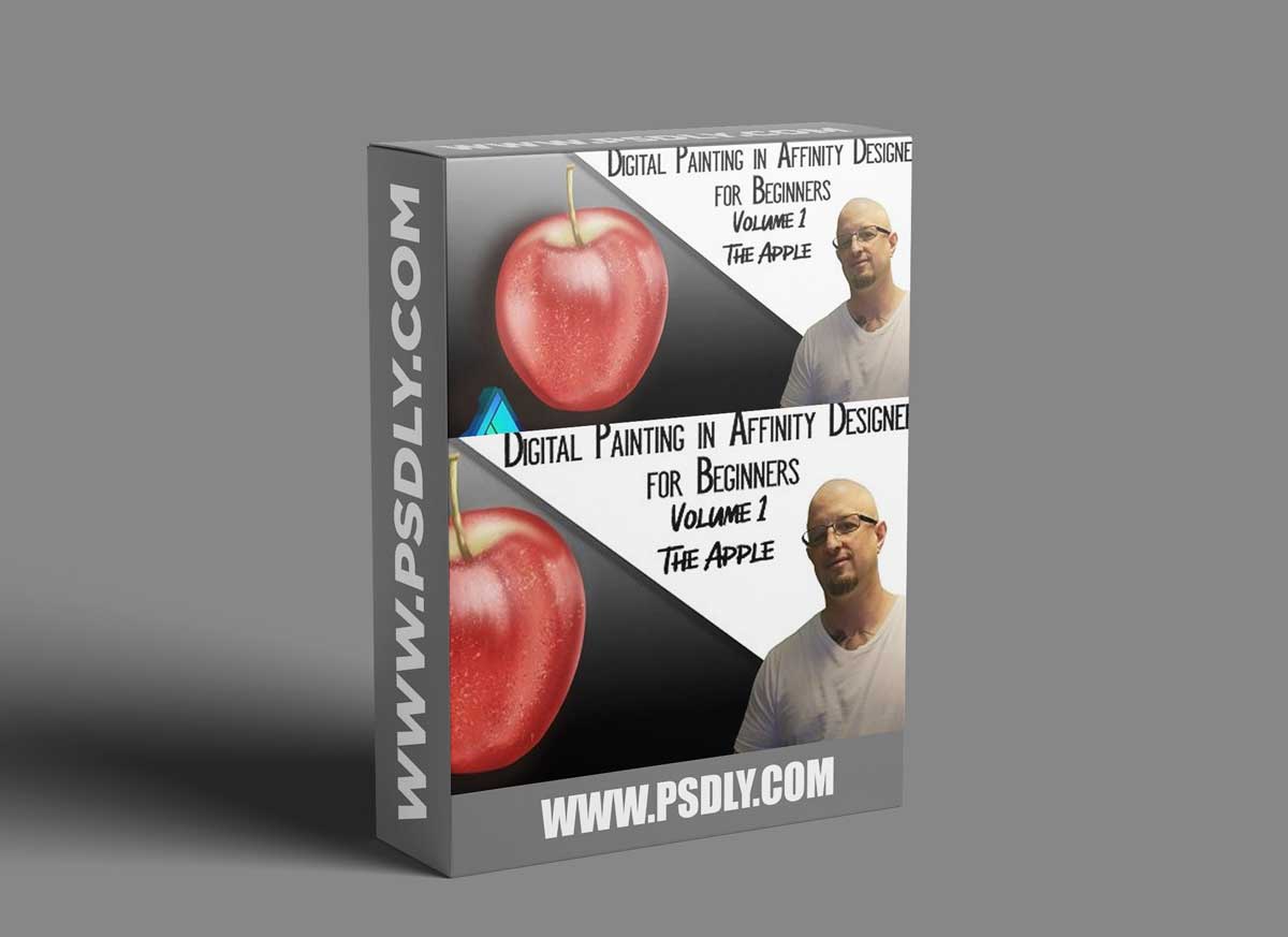 Digital painting in Affinity Designer for Beginners- Volume 1 The Apple