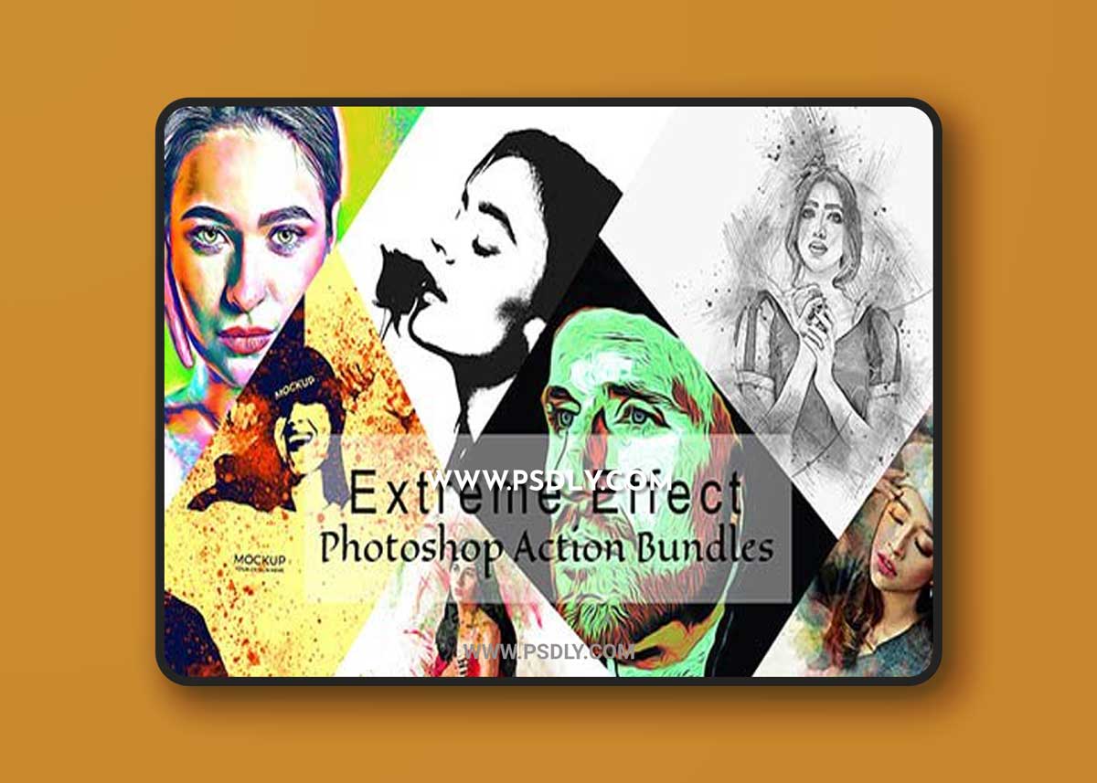 Extreme Effect Photoshop Action Bundles