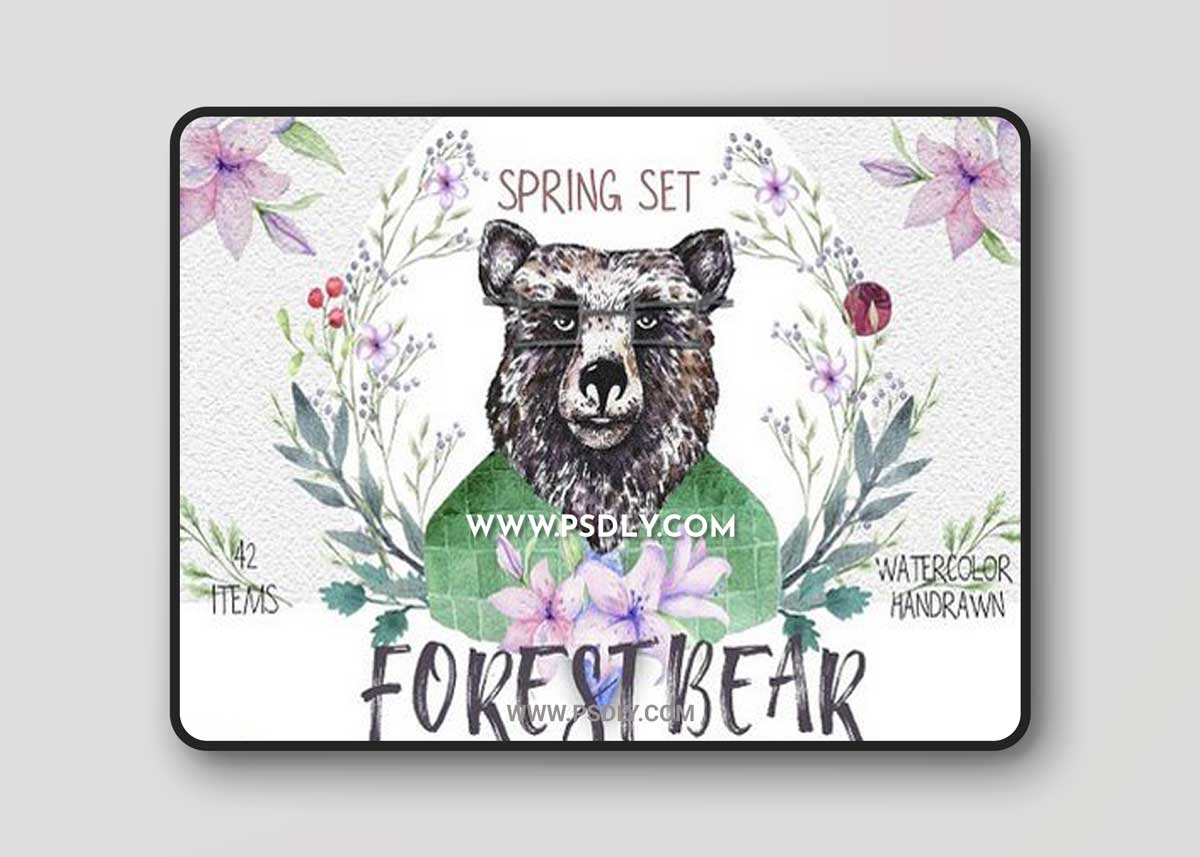 Forest Bear Spring set