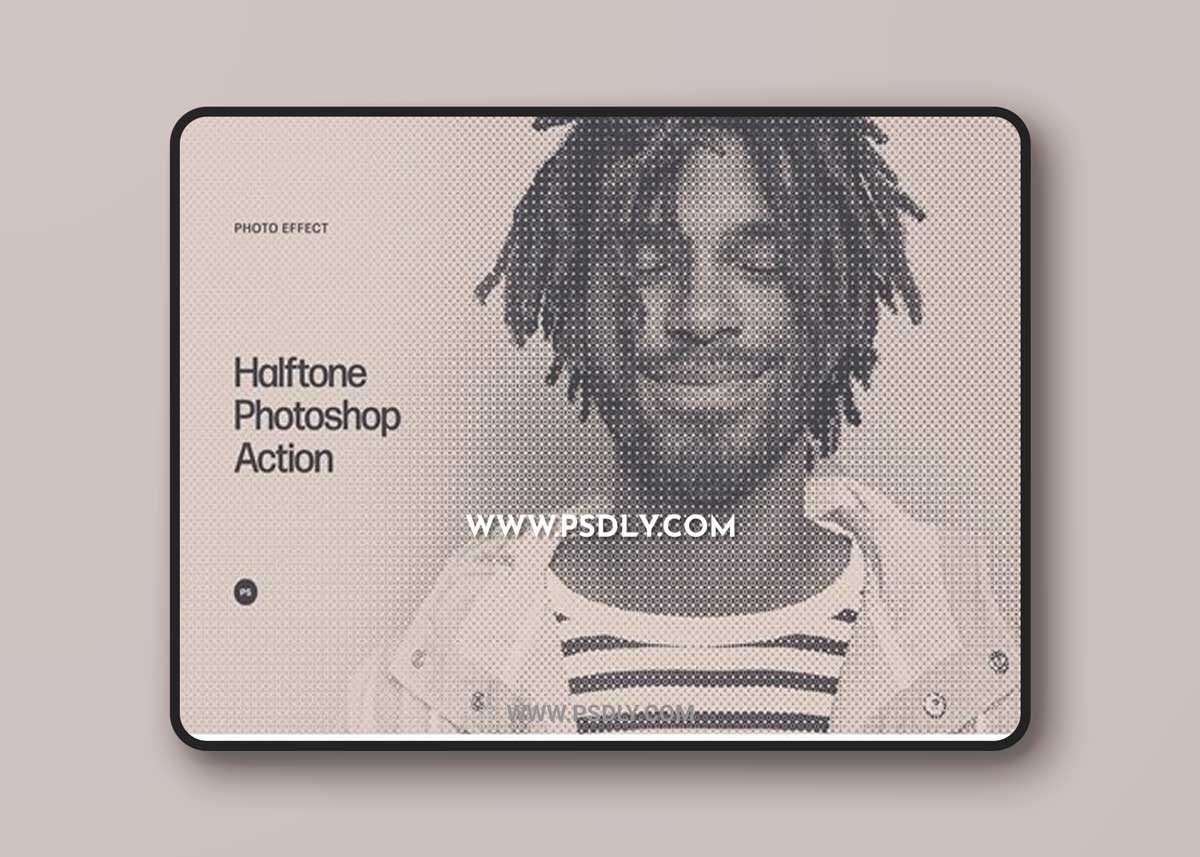 Halftone Photoshop Action