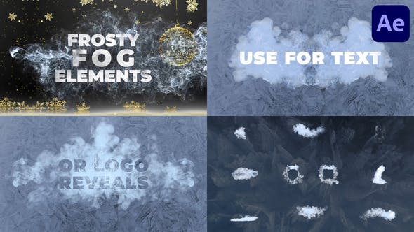 Videohive Frosty Fog Elements for After Effects 36021291
