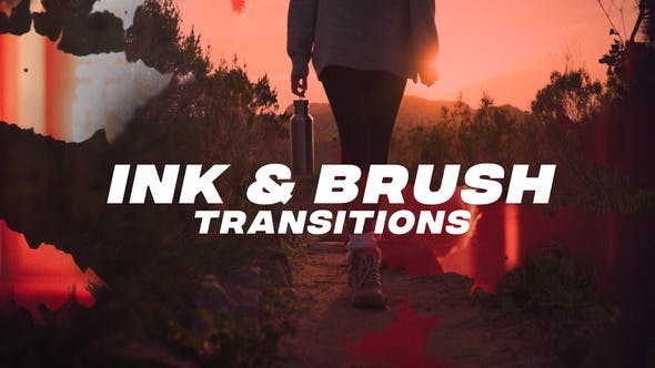 Videohive Ink&Brush Transitions 36234737
