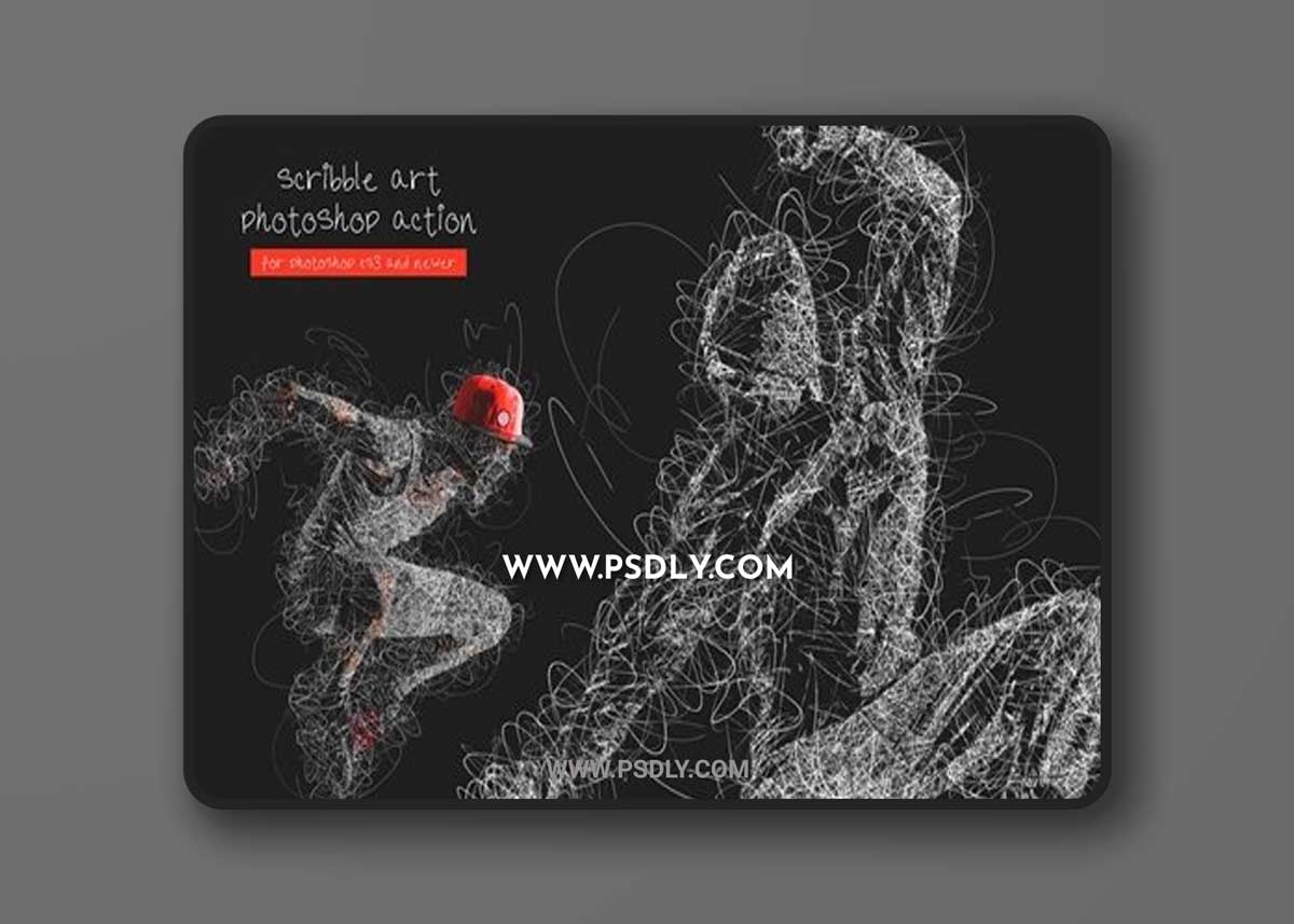 Scribble Art Photoshop Action