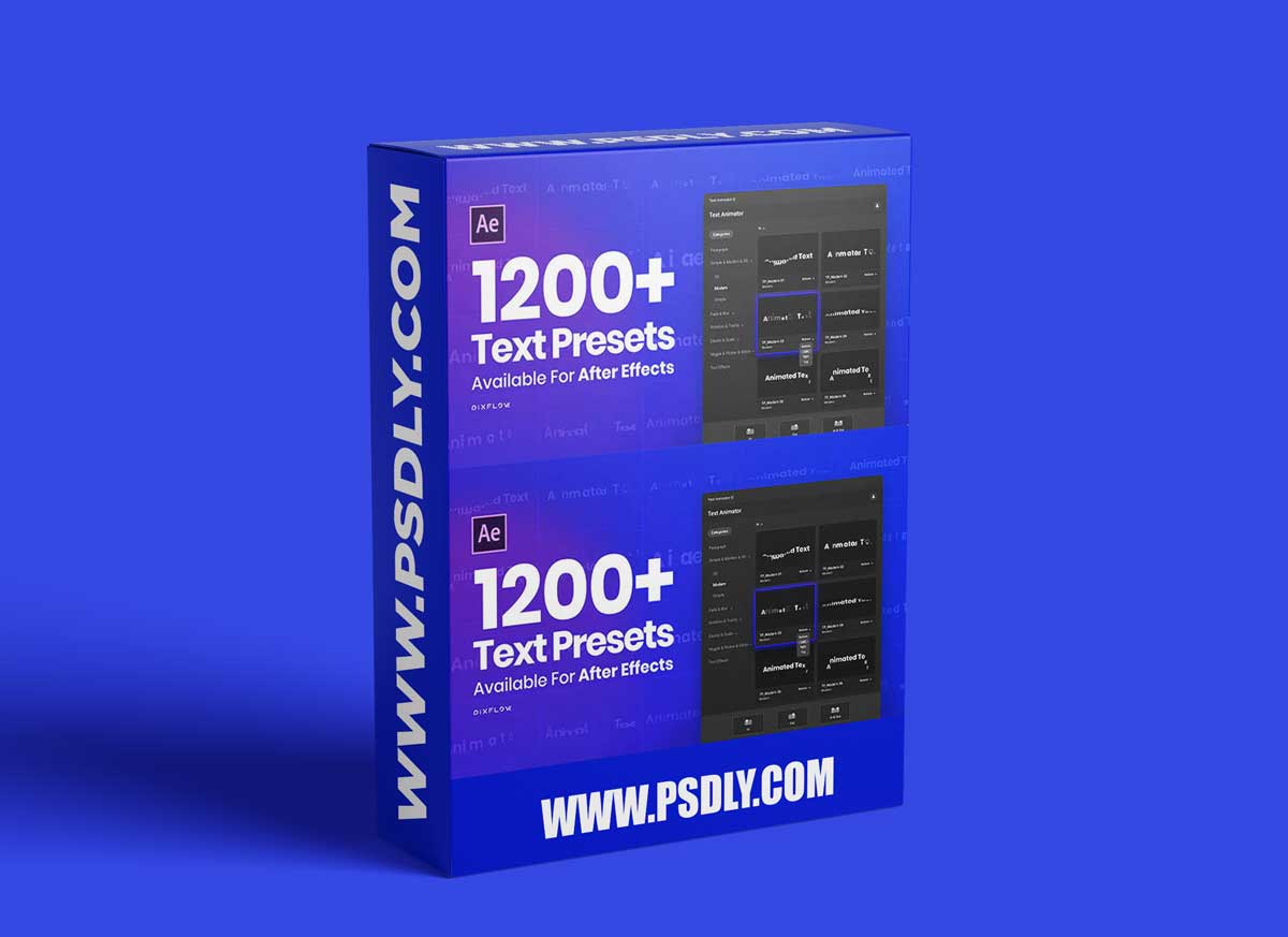 Text Animator – One Click Text Presets – Videohive