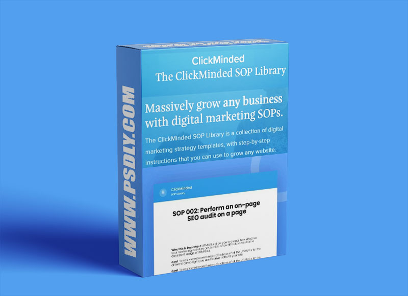 The ClickMinded SOP Library Digital Marketing Template