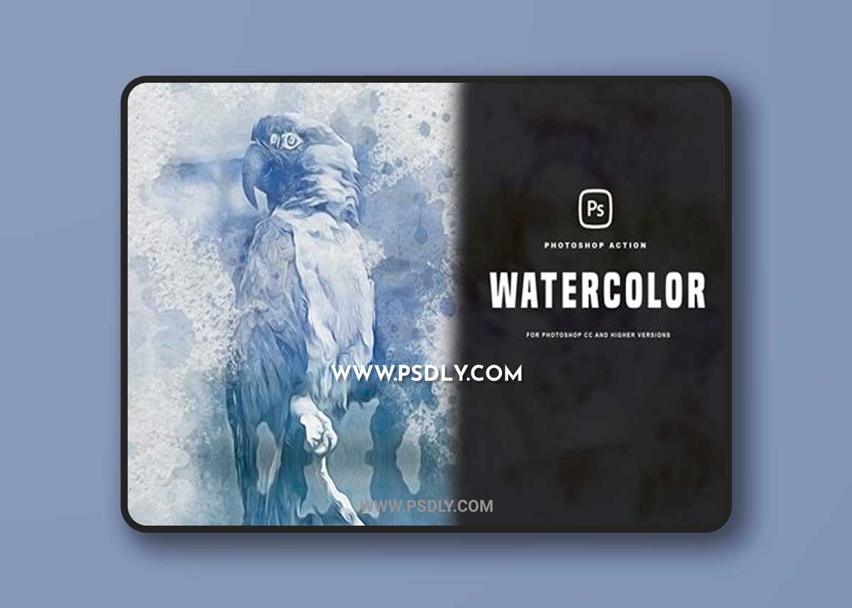 Watercolor Fx Photoshop Action