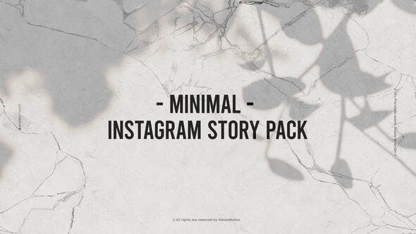 Videohive Minimal - Instagram Story Pack 23954792