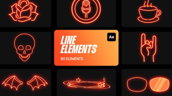 ideohive Line Visual Effects and Motion Shapes 36165576