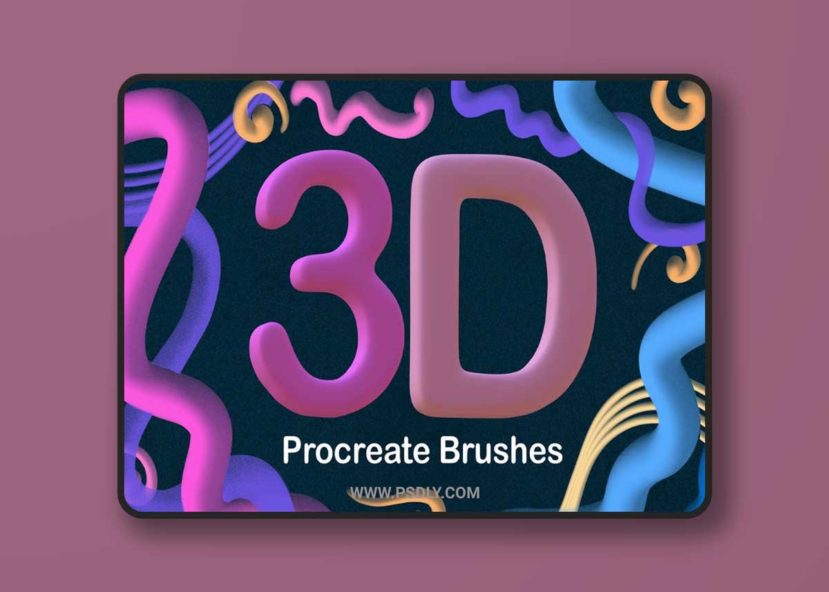 3D Pop Procreate Brushes