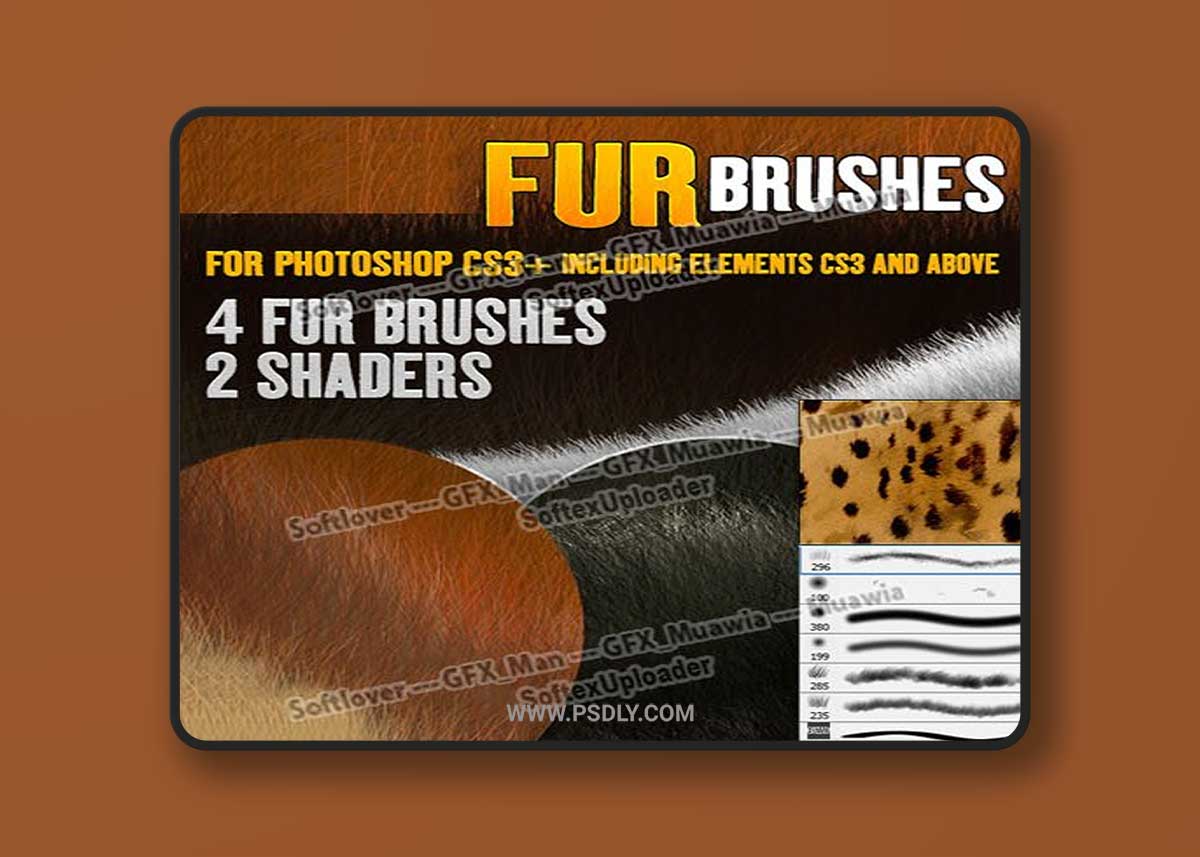 Amazing Collection of Fur Brushes for Photoshop
