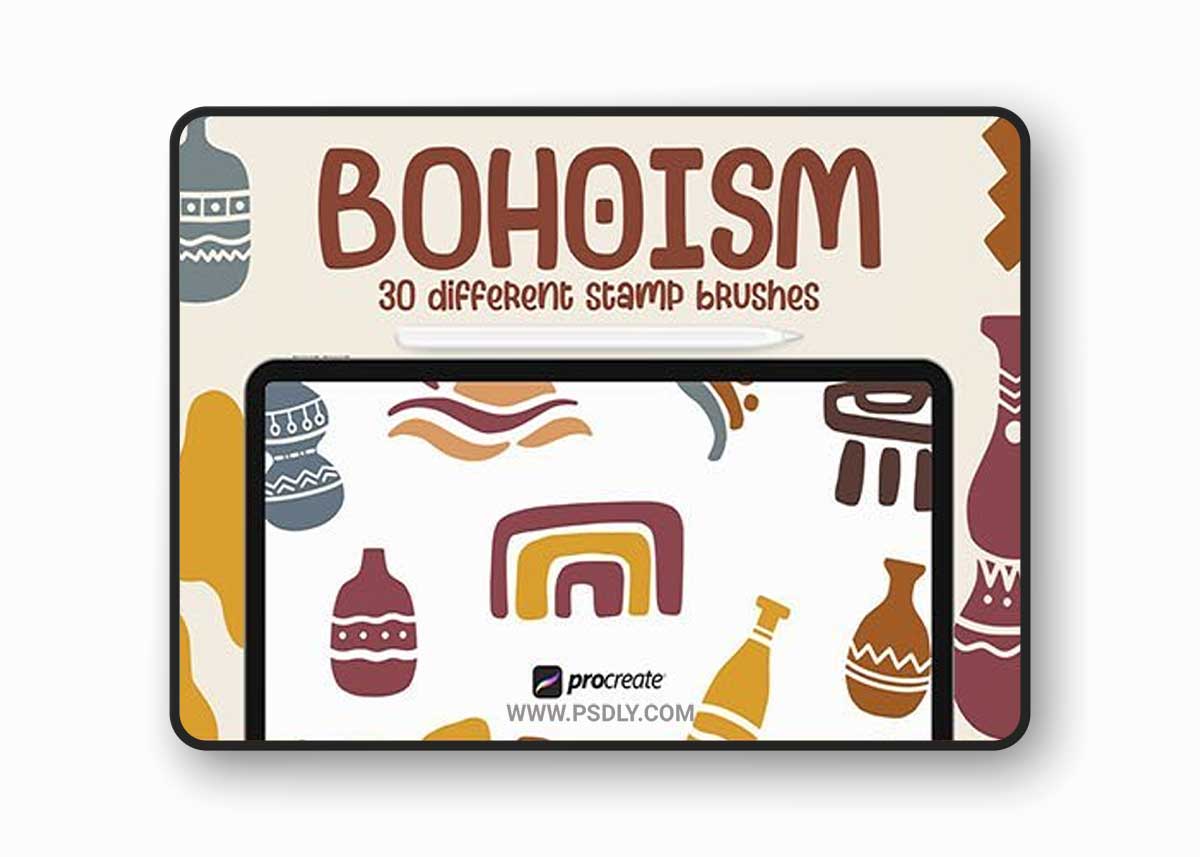 Bohoism - Procreate Stamp Brush