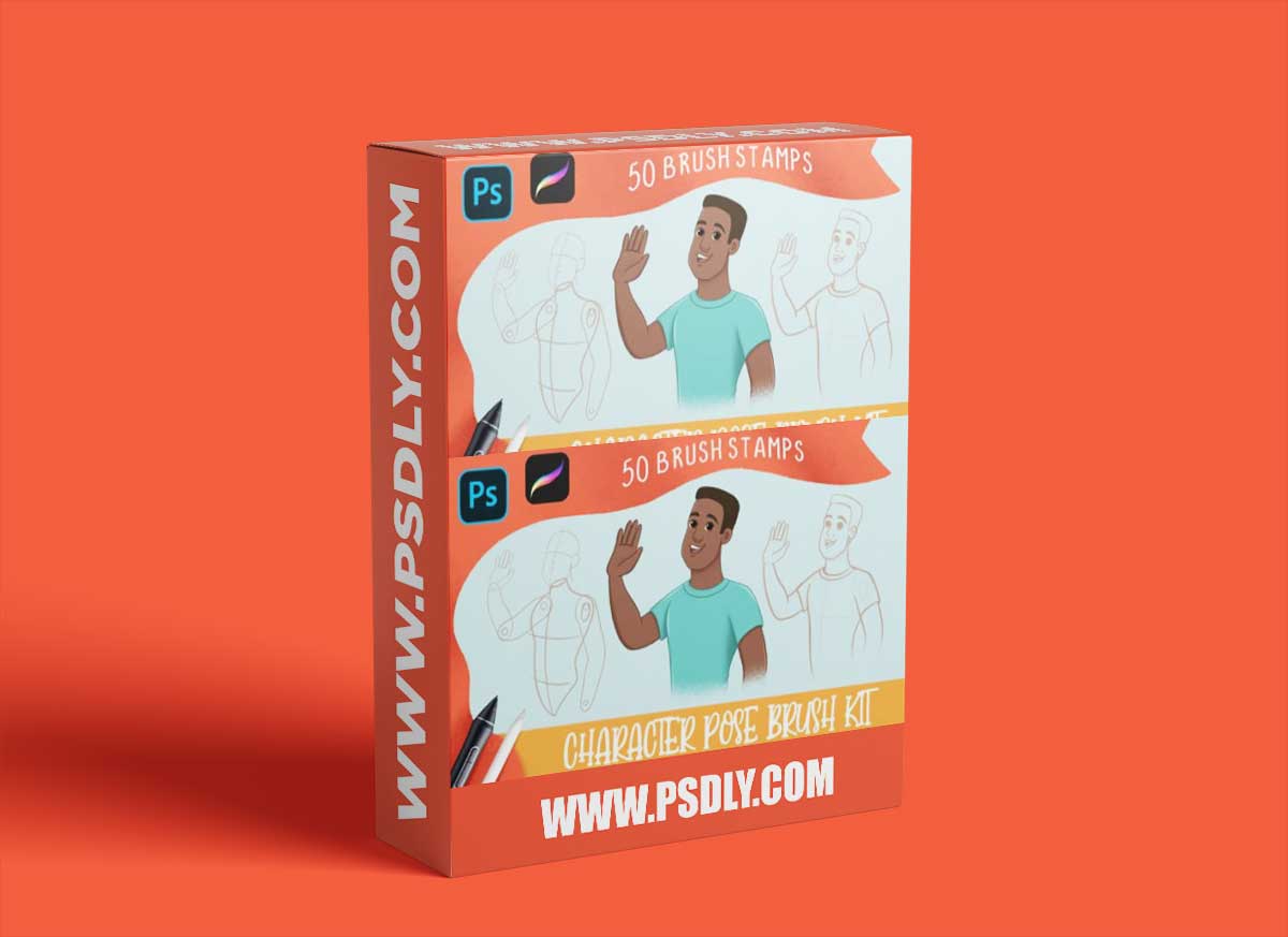 Character Pose Brush Kit - Male Edition