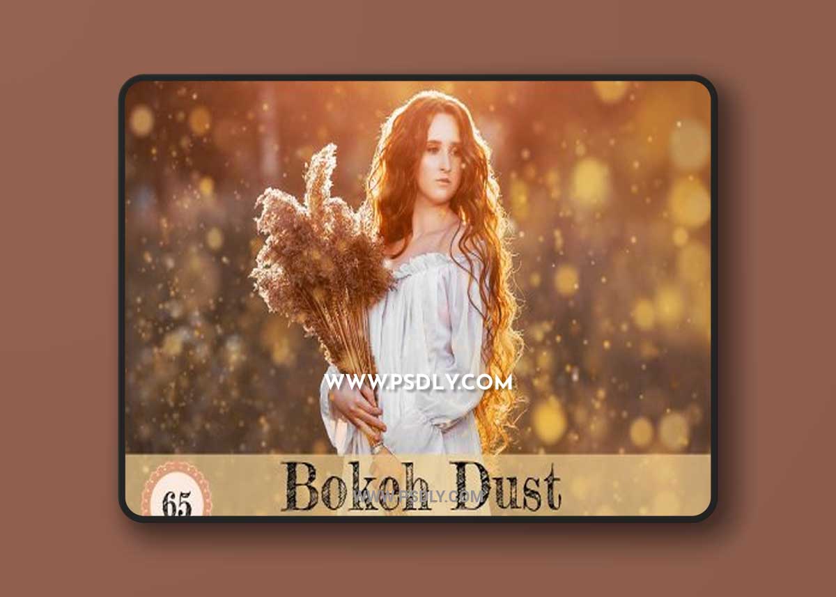 CreativeMarket - Bokeh Dust Photoshop Overlays PNG 7081433