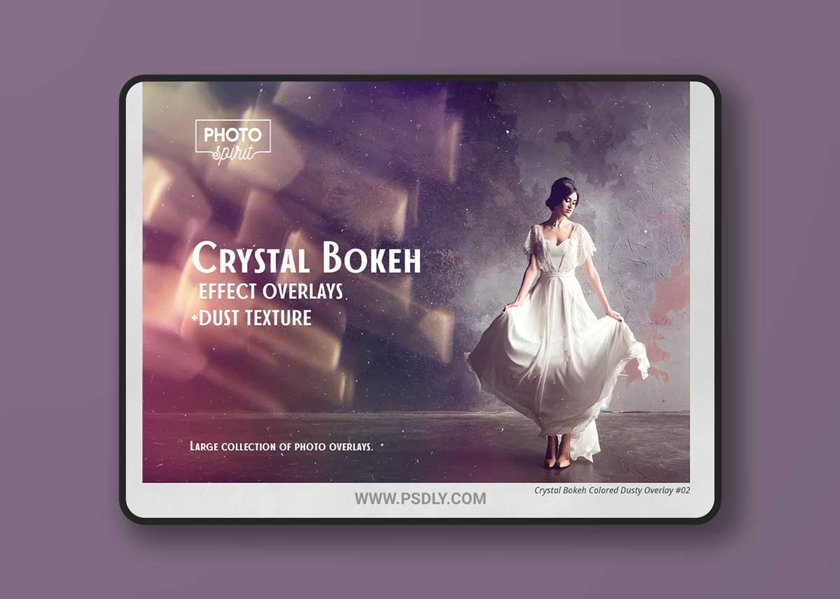 CreativeMarket - Crystal Bokeh Effect Overlays 7006526