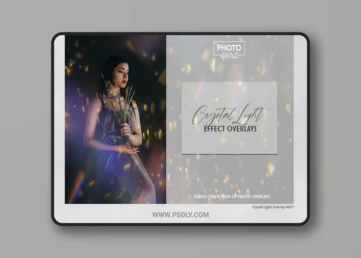 CreativeMarket - Crystal Light Effect Overlays 6919478