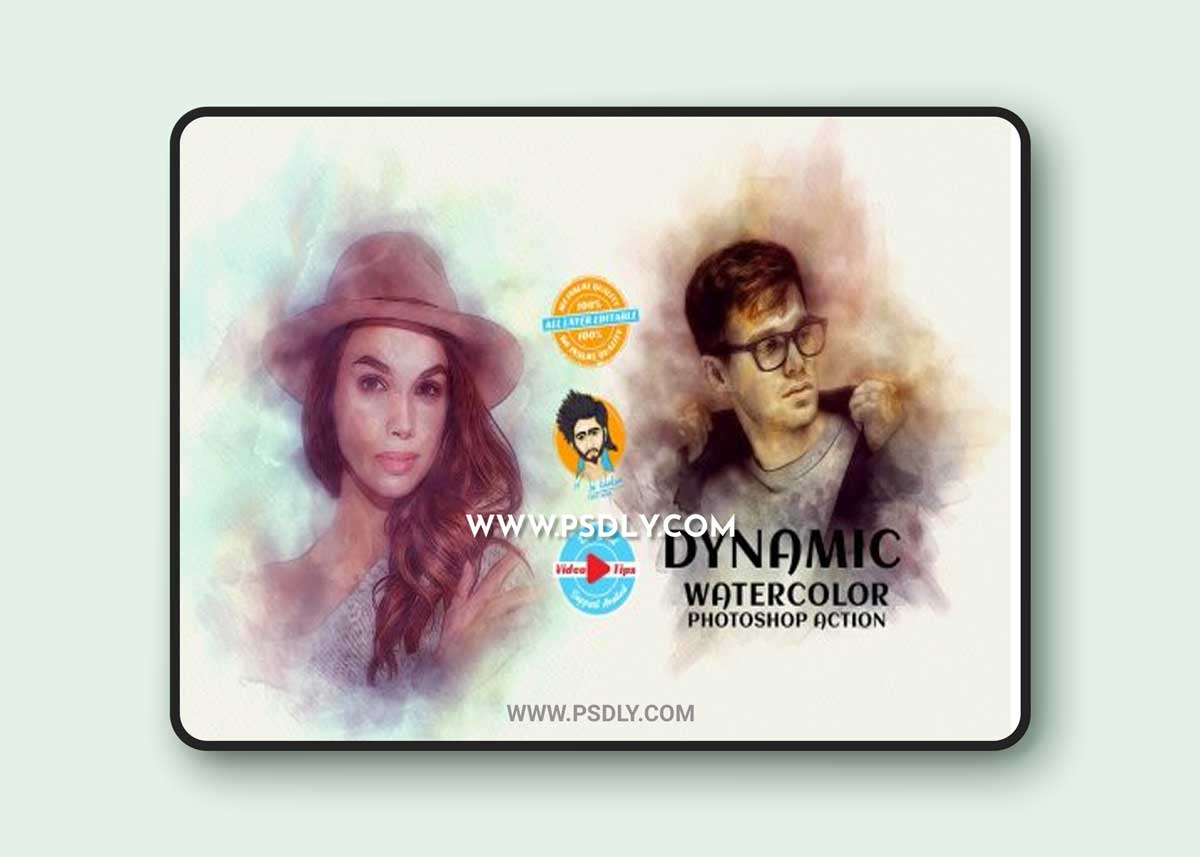 CreativeMarket - Dynamic Watercolor Paint 6526757