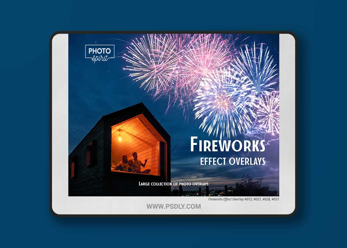 CreativeMarket - Fireworks Effect Overlays 6791171