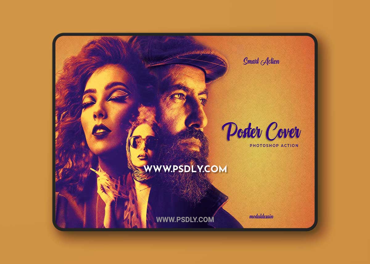 Dramatic Poster Effect - Photoshop Action 6G5KB78