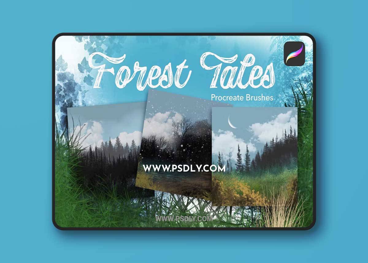 Forest Tales Procreate Brushes CTGKEB3