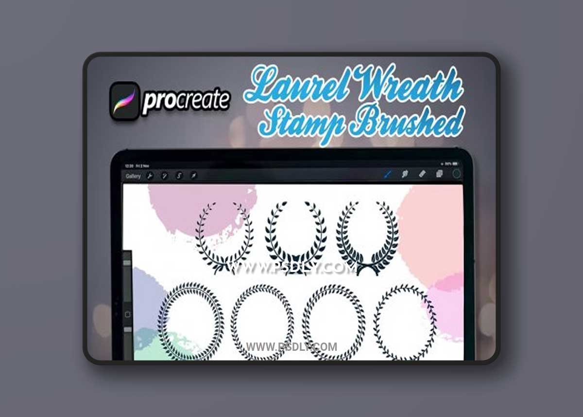 Laurel Wreath Brush Ornament