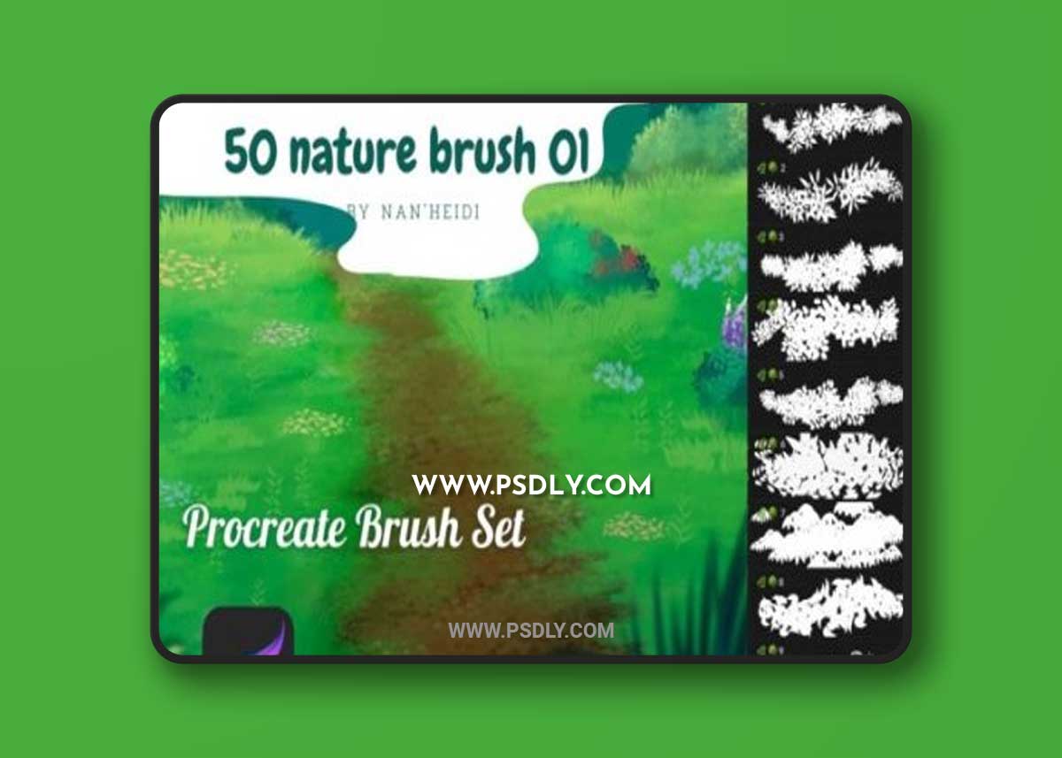 Natural Procreate Brushes