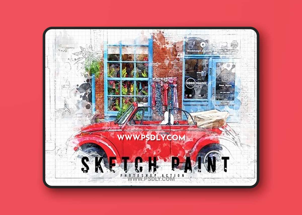 Sketch Paint Photoshop Action