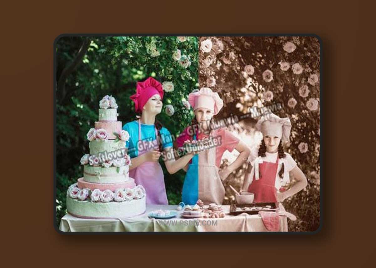 Vintage Look Photo Effects for Photoshop +Tutorials