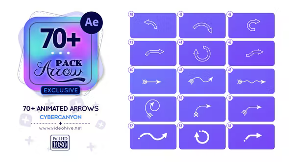 Videohive Arrow Pack After Effects 36704697