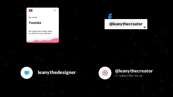 Videohive Social Media Lower Thirds 36601078