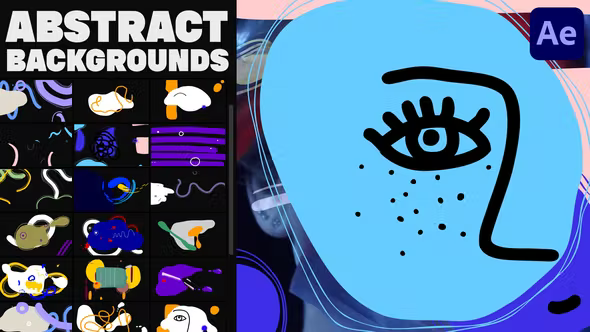 Videohive Abstract Backgrounds And Overlays for After Effects 36863482