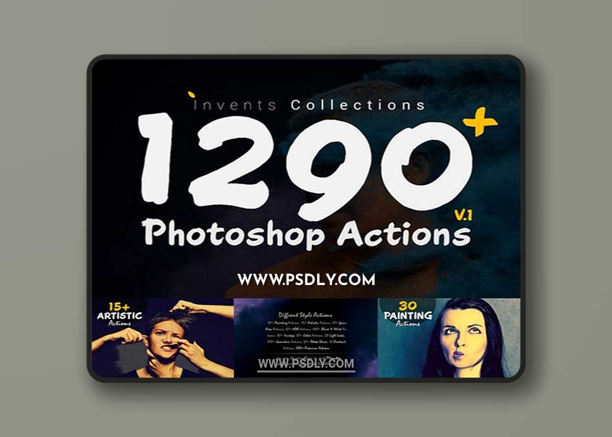1290+ Photoshop Actions
