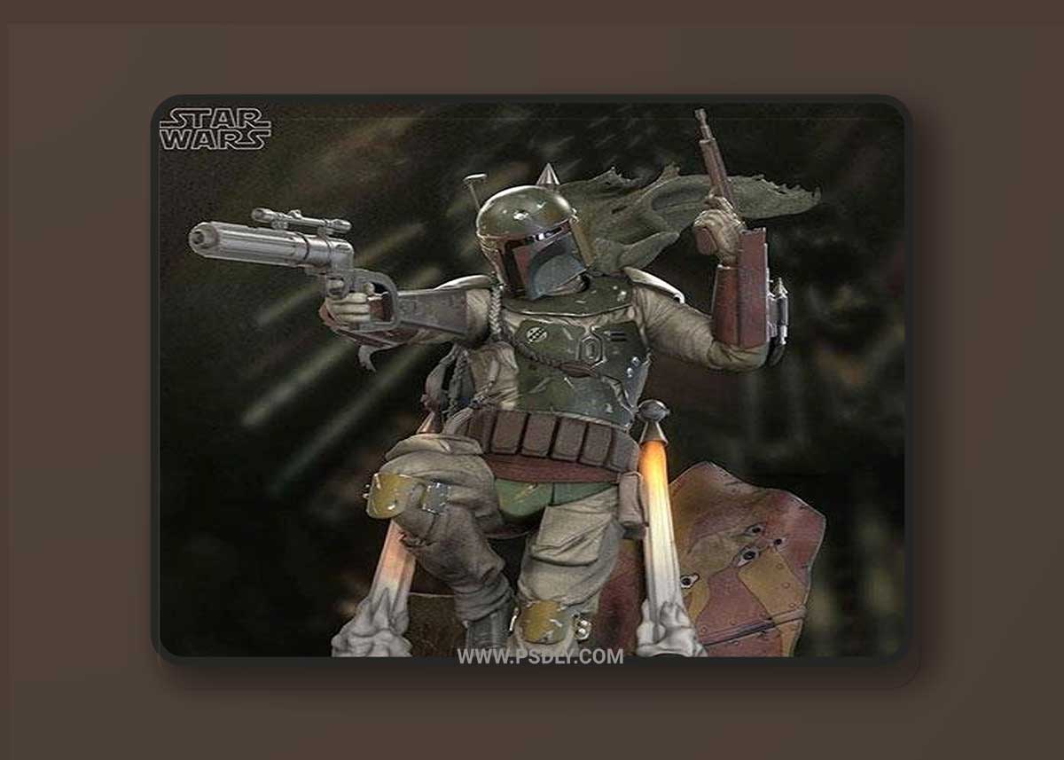 3D Print Models Boba Fett