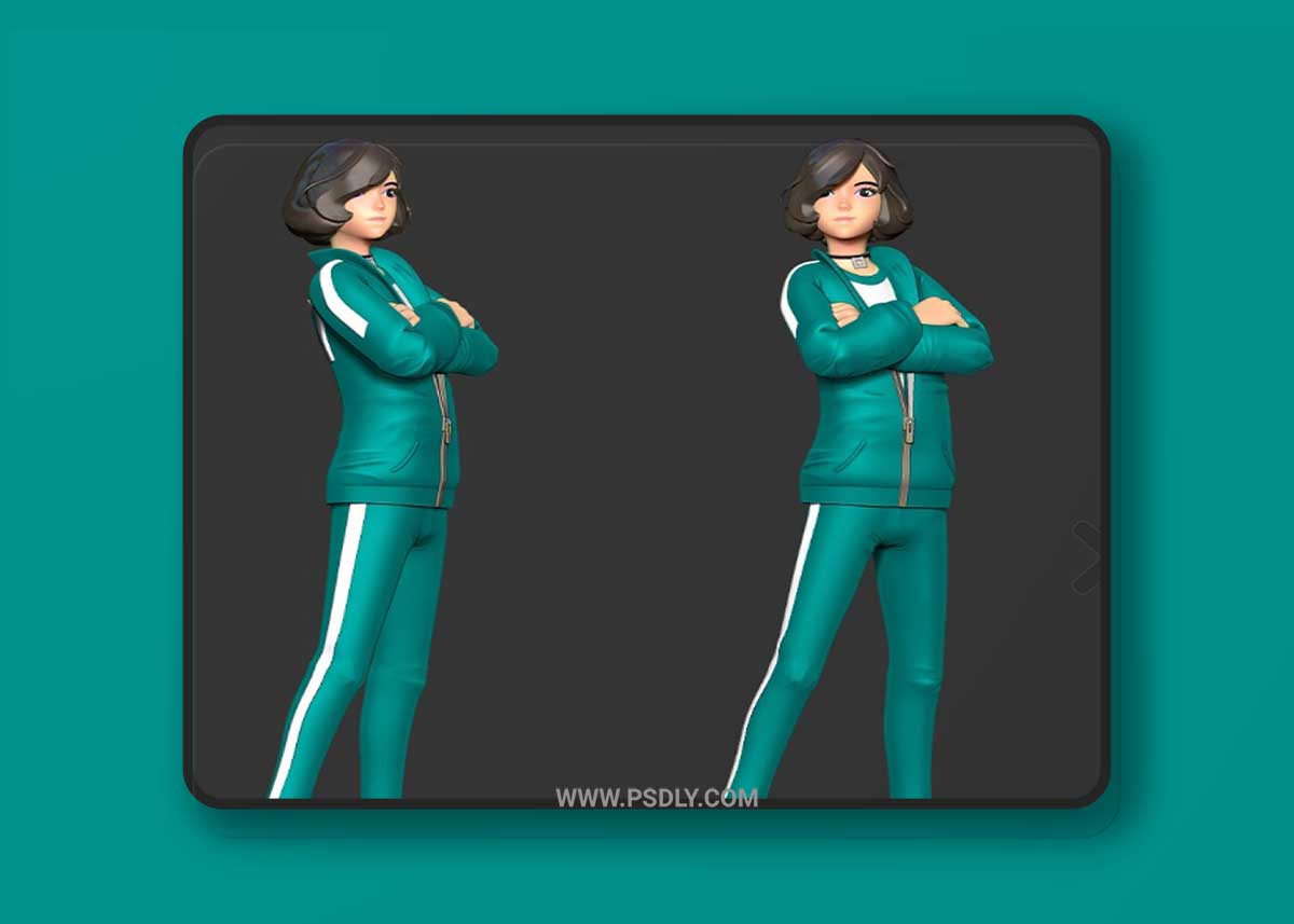 3D Print Models Player 067 - Squid game Fanart